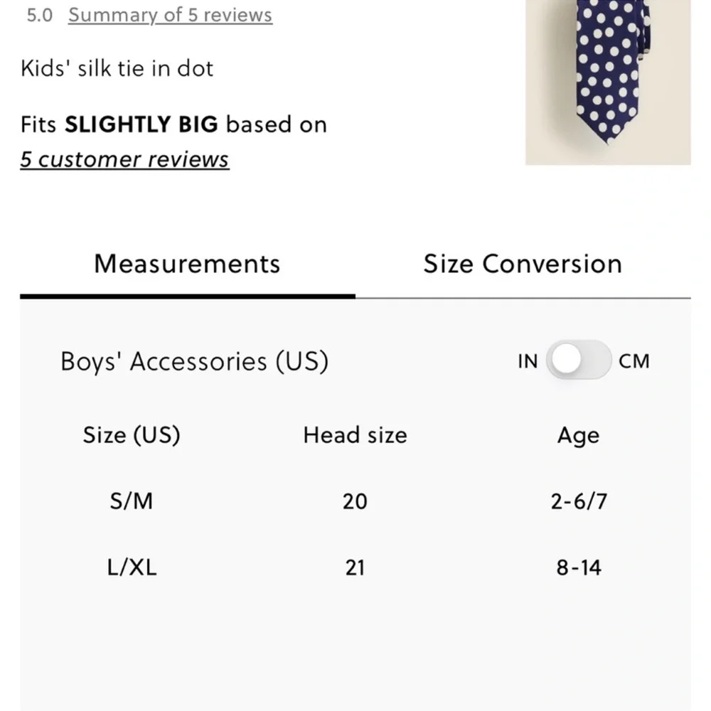 Crewcuts Kids' silk tie in dot